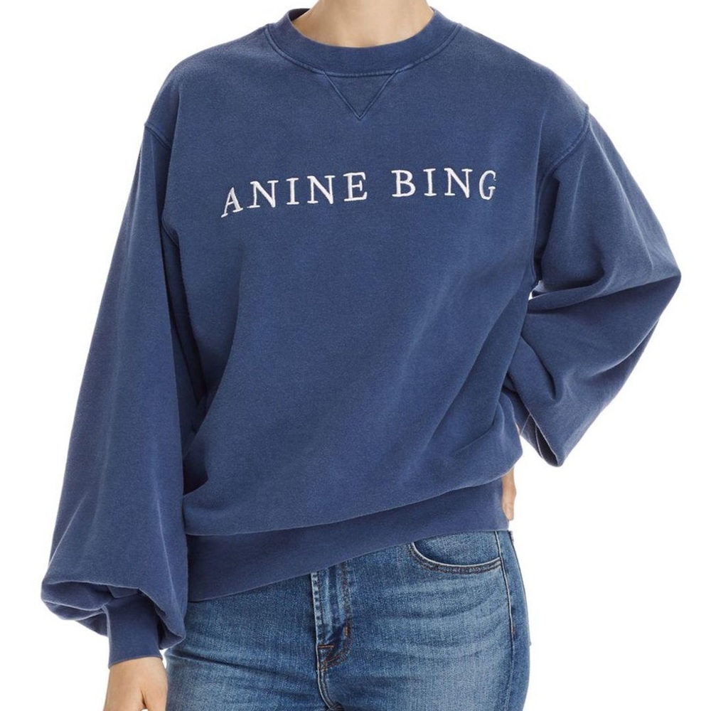 Anine Bing Esme Crewneck Sweatshirt XS